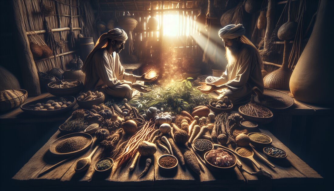 "Taucht tief in die Geheimnisse der traditionellen afrikanischen Medizin ein – von Methoden bis zu Wunderheilungen. #HeilkraftDerAhnen"