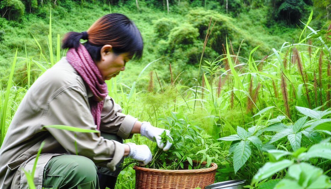 Entdecken Sie die Welt der Kräuterwanderung: Lernen Sie, Wildpflanzen sicher zu bestimmen und in Ihrer Ernährung zu nutzen.