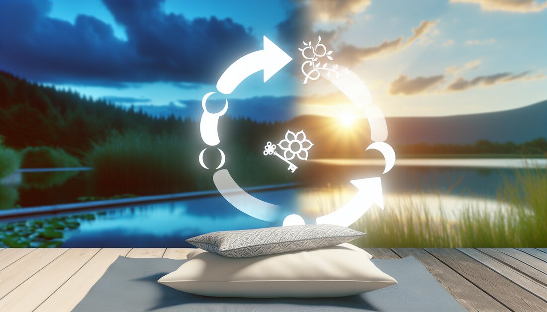 Schlafmangel hat viele negative Folgen. Studien zeigen, dass zyklische Meditation (CM) die Schlafqualität verbessert. Erste Ergebnisse sind vielversprechend, aber es braucht mehr Forschung! 🧘♂️🌙 #Schlaf #Yoga